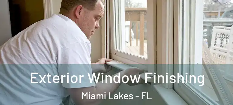  Exterior Window Finishing Miami Lakes - FL